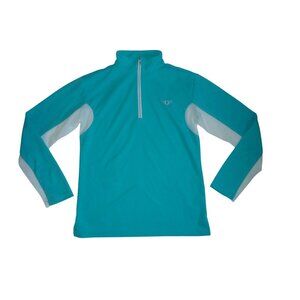 TuffRider Women's Ventilated Technical Long‎ Sleeve Equestrian Shirt with Mesh M